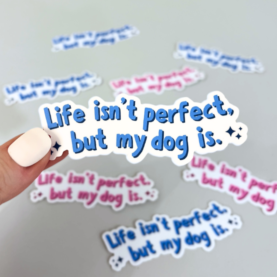 Life isn't perfect, but my dog is.