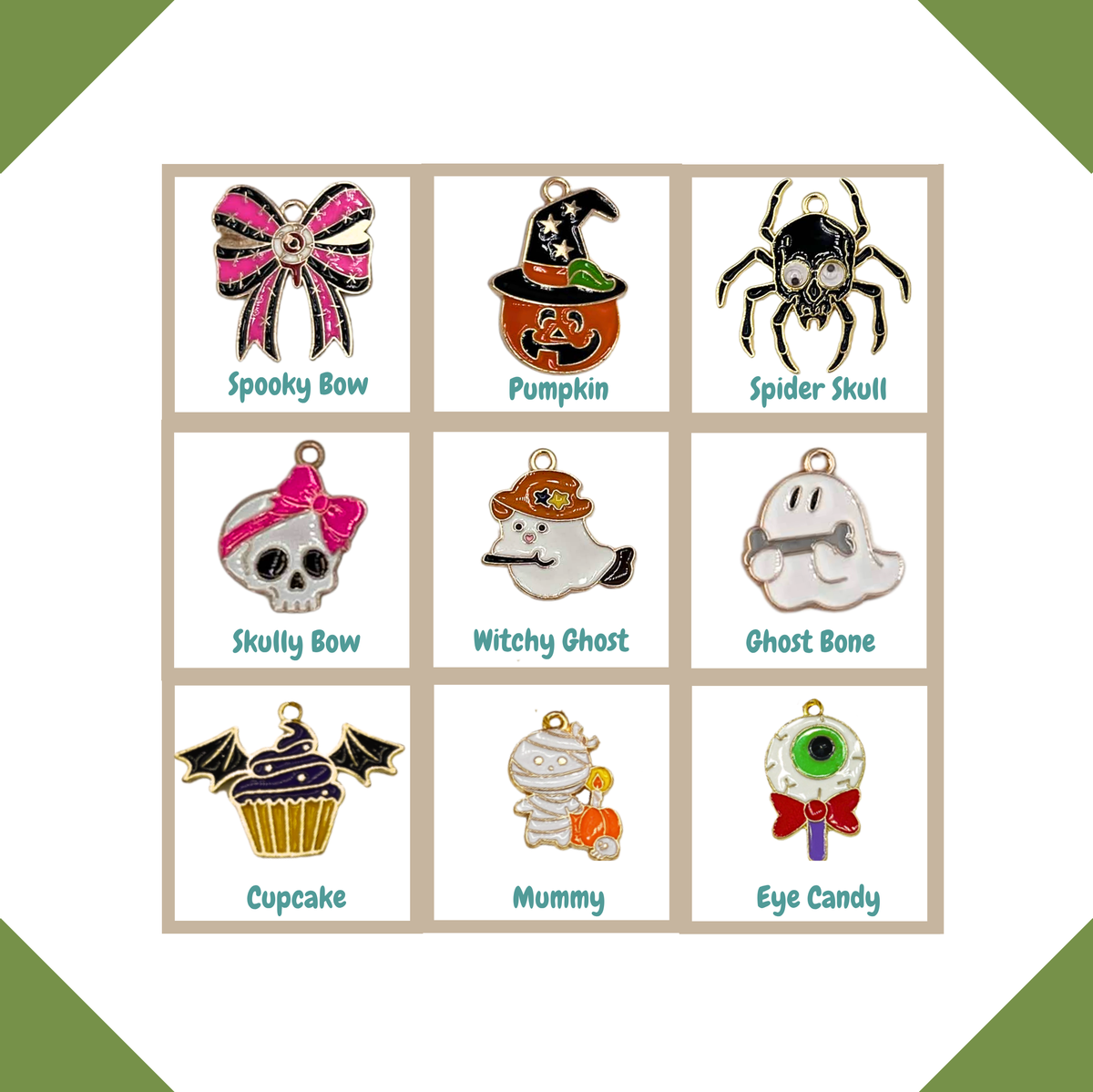 Halloween Collar Charms