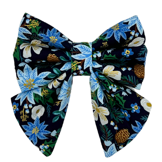 Blue Poinsettia - Sailor Bow🎄