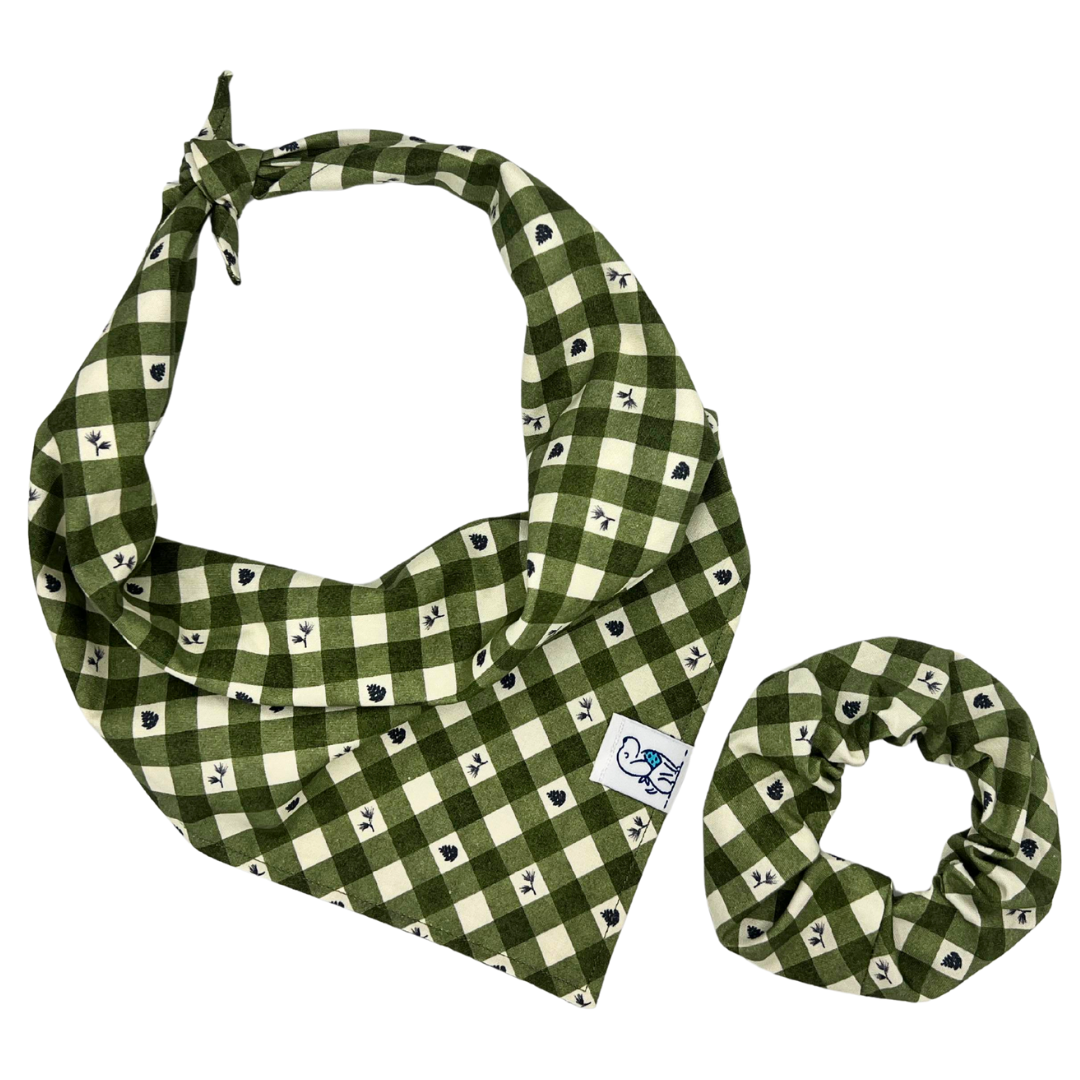 Pinecone Plaid - Bandana