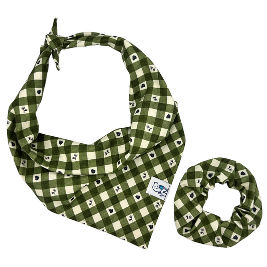 Pinecone Plaid - Bandana