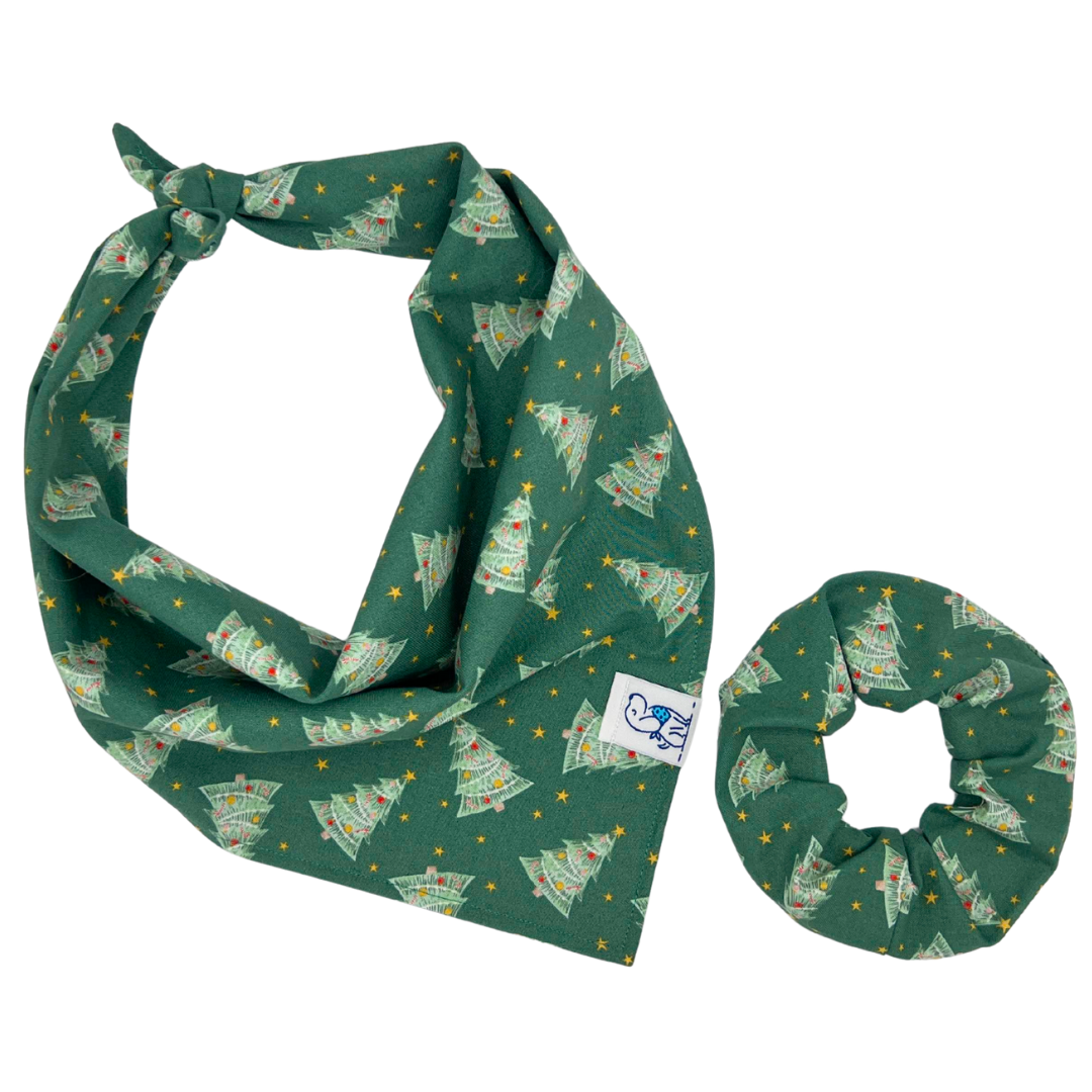 Holly Jolly Woofmas (Green) - Bandana🎄