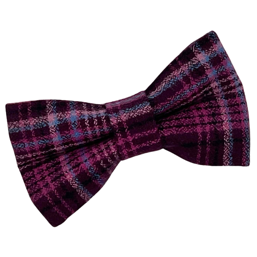 Midnight - Flannel Bow Tie🍂