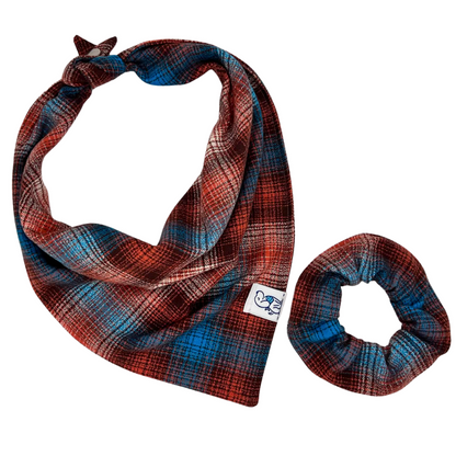 Mountain Range - Flannel Bandana🍂