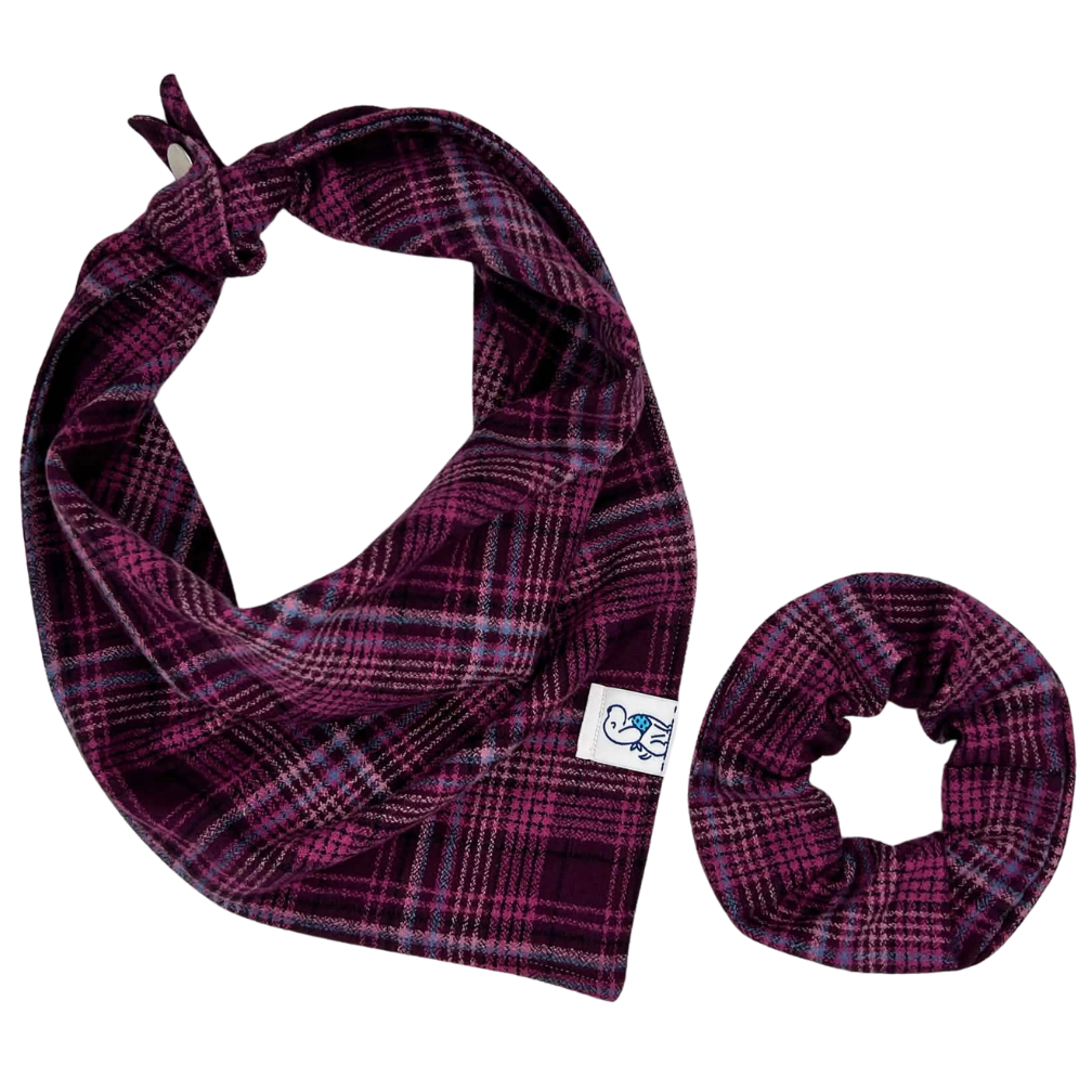 Midnight - Flannel Bandana🍂