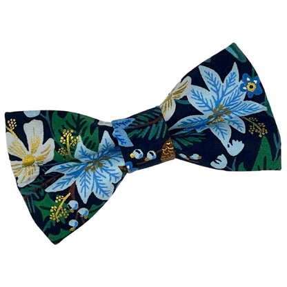 Blue Poinsettia - Bow Tie🎄