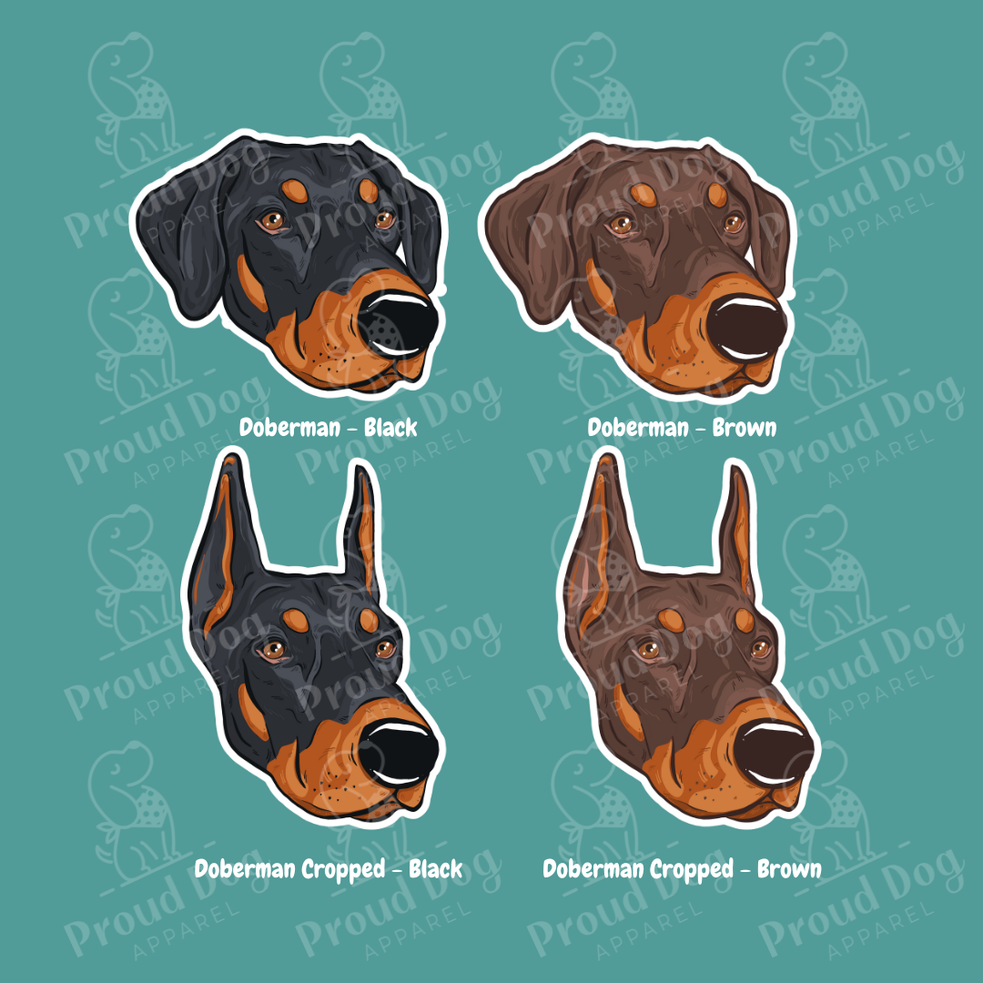 Dog Breed Stickers (A-H)
