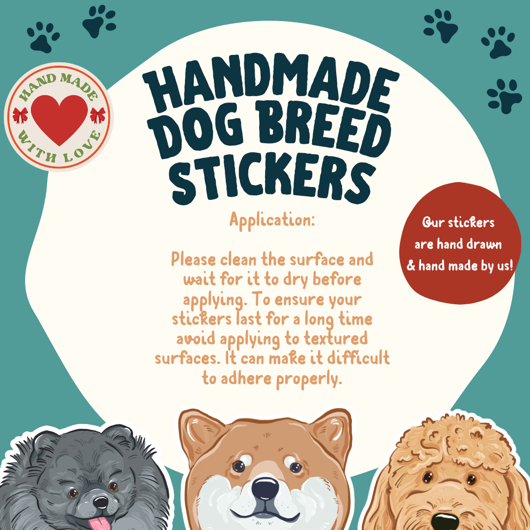 Dog Breed Stickers (I-Z)